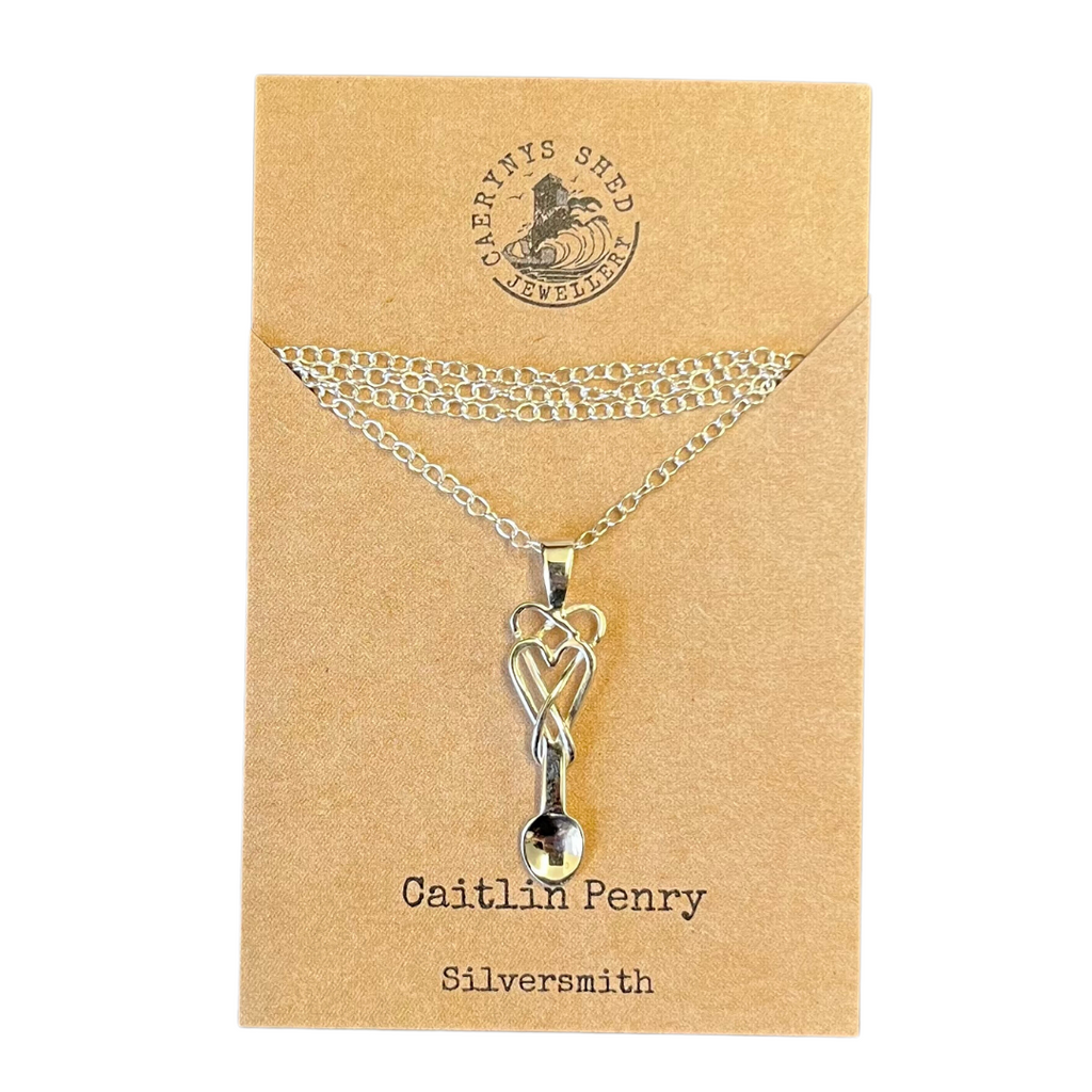 Personalised Lovespoon Necklace - Siop Wyn